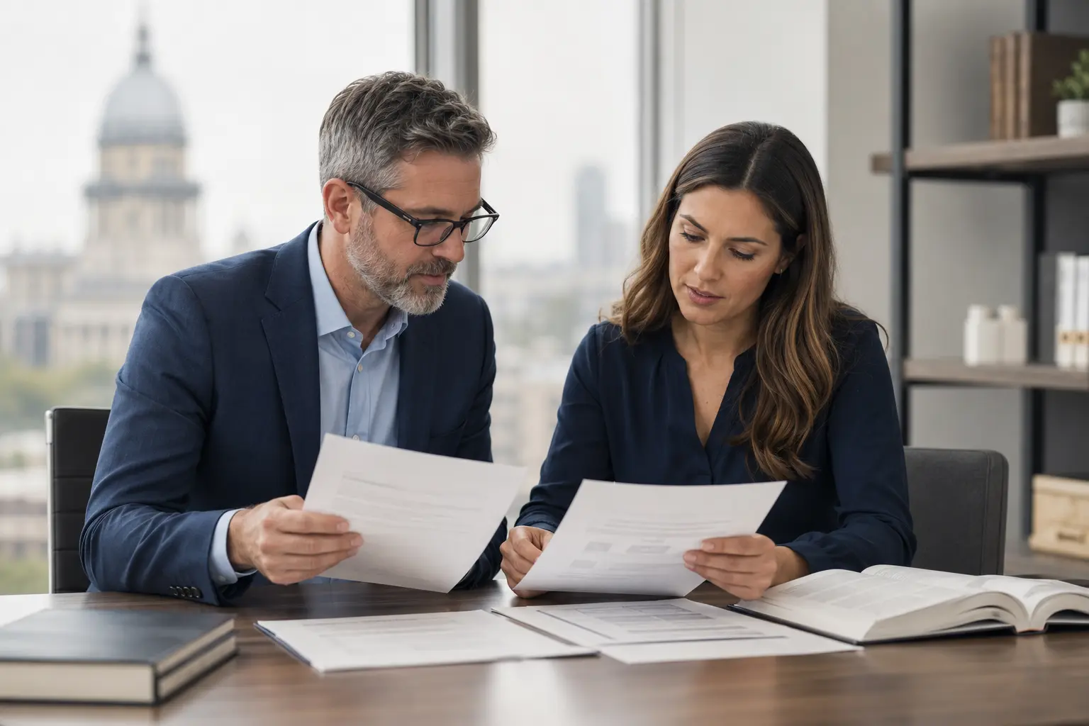 Illinois vendor and advisor comparing payment-law references with an invoice